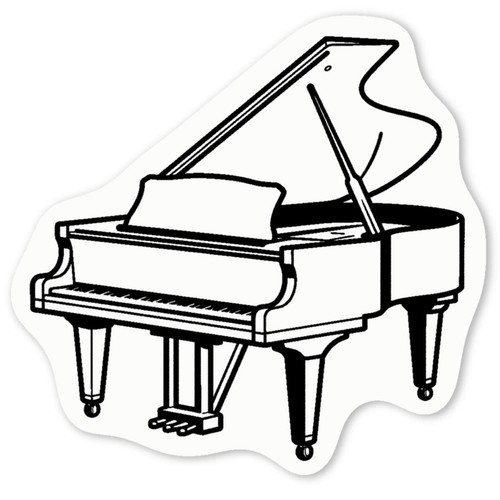 Grand piano white vinyl - piano',