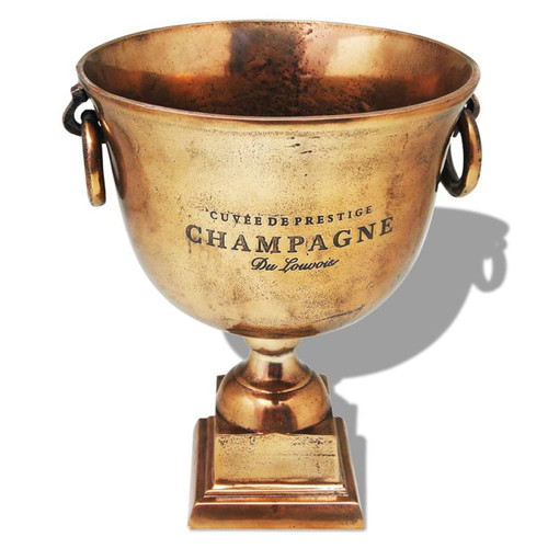Champagne cooler copper trophy - champagne,