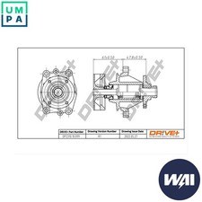 WATER PUMP ENGINE COOLING DP2310.10.099 FOR BMW 5/E34/E39/Z4/Roadster/E8/E60/X
