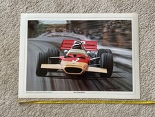 Arthur Benjamins Print Jochen Rindt Lotus 49 B Grand Prix Formula One