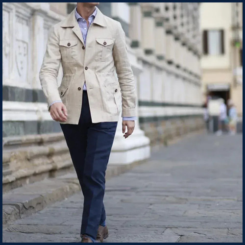Mens coats safari jacket - mens,