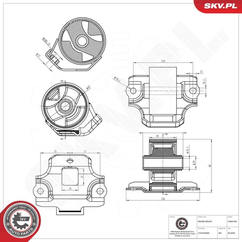For skv germany 75skv232 - skv,
