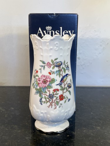 Bird floral vase aynsley - vase,