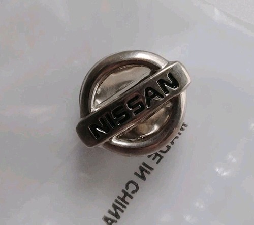 Nissan logo lapel pin silver - logo,