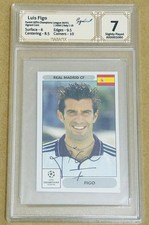 2000 Panini Real Madrid Luis Figo Hand Signed Sticker + COA – Portugal Legend