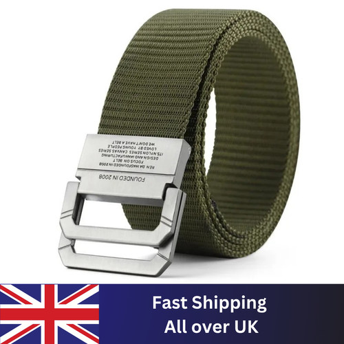Mens nylon webbing belt double - mens,
