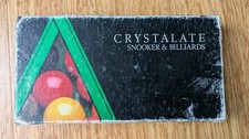 Vintage Crystalate Snooker & Billiard Balls 44.5mm 1 3/4" Made In England