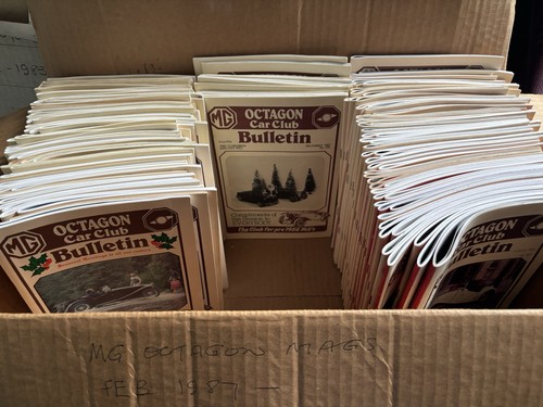 Vintage octagon car club - mg,