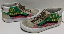 Hi Top Vans Custom Hand