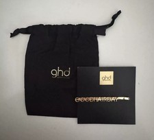 GHD Good Hair Day Gold Hair Clip GHD Drawstring Bag New
