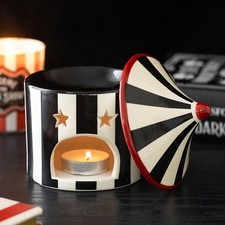 Black Striped Circus Tent Oil