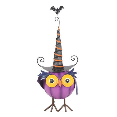 Cute purple metal owl - cute,
