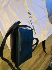 Lulu Guinness Black Grainy