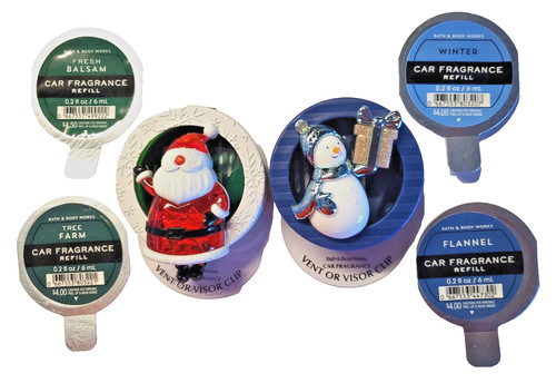 Santa snowman vent - santa,