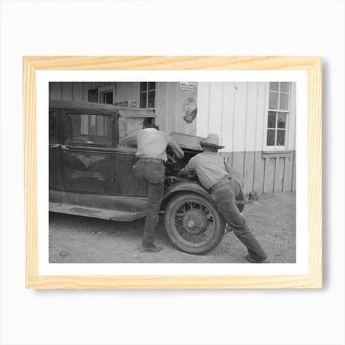 Garage owner and farmer - and,
