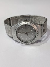 Rare Swatch Irony Big Sabbia YGS1006 1997 Mens Watch with Stainless Steel Strap