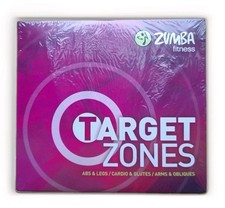 Zumba Fitness DVD Target Zones Abs & Legs, Cardio & Glutes, Arms & Obliques New