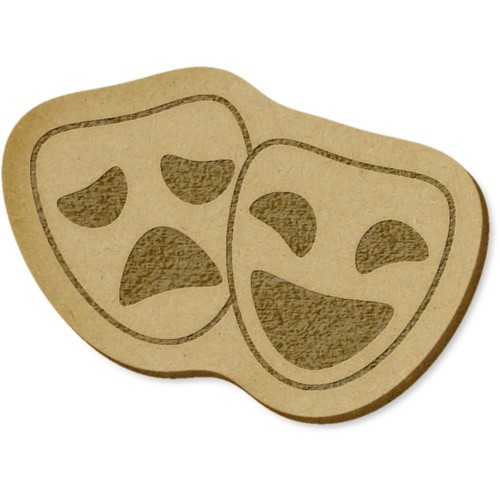 Comedy tragedy masks - 6, masks'