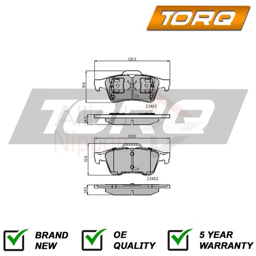 Brake pads set - pads, front