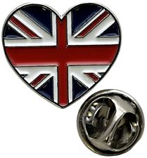 Union Jack Heart Enamel &