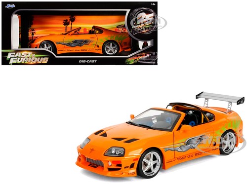 1993 toyota supra orange - toyota, "fast