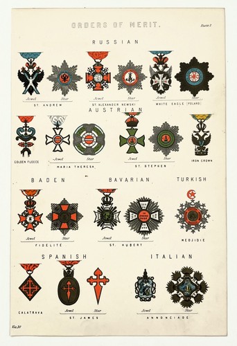 Orders merit medals - -,