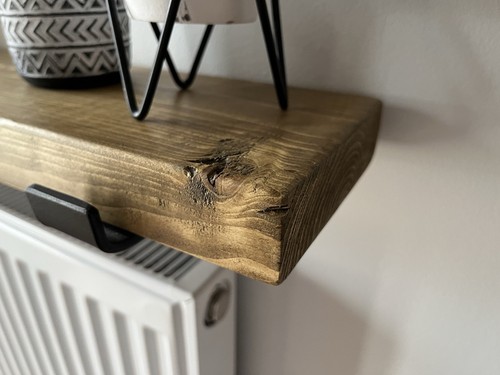 Solid wood radiator shelf - wood,