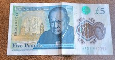 Rare £5 First Run AA31 Polymer Five Pound Note Low Serial Number Mint Condition