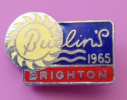 Brighton 1965 butlin enamel - brighton, butlin's