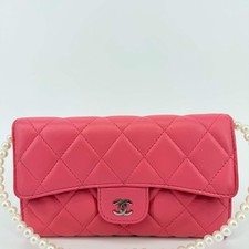CHANEL Pink Quilted Lambskin