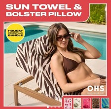 Sun Lounger Towel Cover with