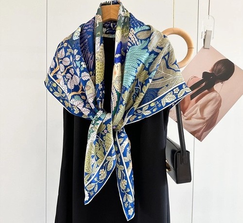 100 mulberry silk scarf in - silk,