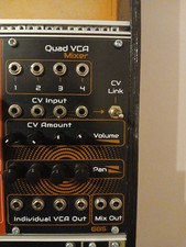 Guru Gara Synth - Quad VCA Mixer -eurorack module