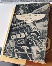 The Technical Facts Of Vintage Bentley HB/DJ  1956 Owners Club with dust cover 