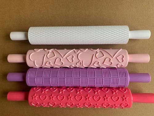 Textured rolling pins for - , cake