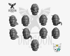 Female Space Knight Heads
