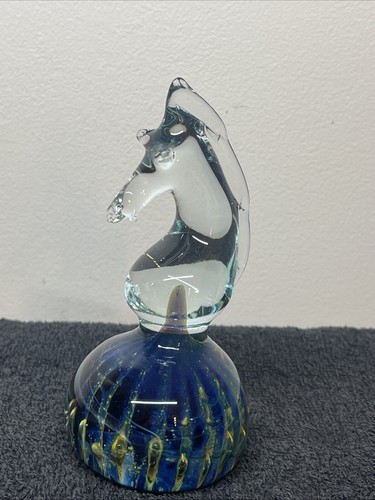 Mdina glass paperweight - glass,