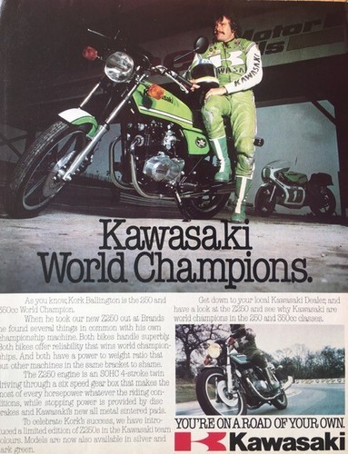 Kawasaki z250 scorpion - kawasaki,