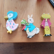 Wooden Peter Rabbit Puzzle Set