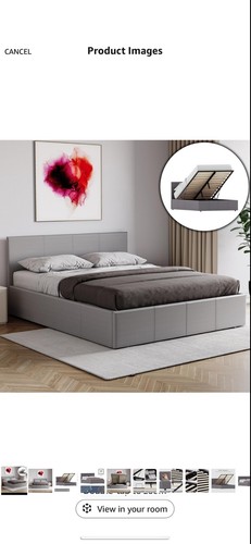 Full double leather - , bed
