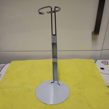 6 x White Metal Doll Stands