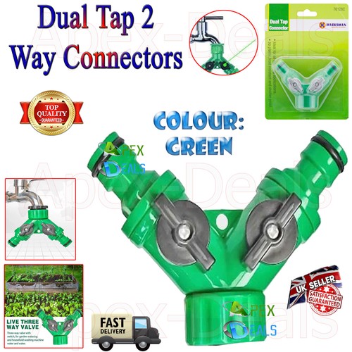 Dual hose pipe splitter way - dual,
