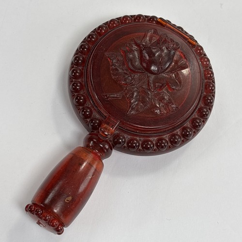 Antique plate red rose - plate,