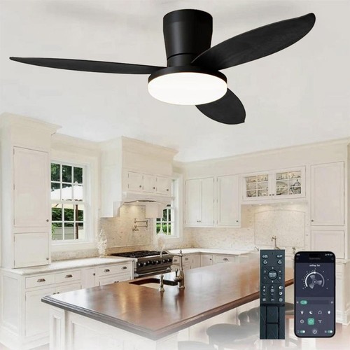Led ceiling fans with light - led,