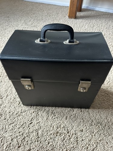 Vintage record carry storage - vintage,