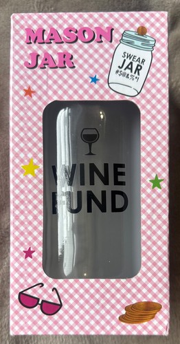 Wine fund mason - jar, money