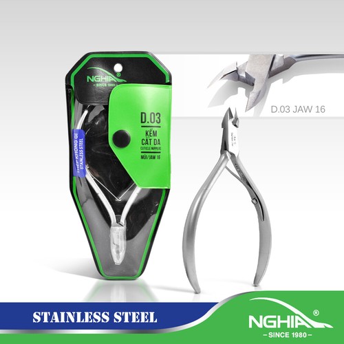 Nghia stainless steel cuticle - stainless,