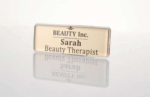 Personalised staff name badges - personalised,