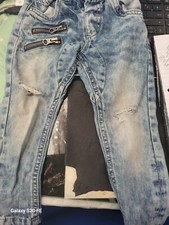 Boys blue 12-18mths Next distressed jeans
