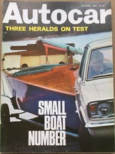 Autocar Magazine - 20 April 1967 - Hunter, Husky, Vogue,  Lambos, Porsche 911